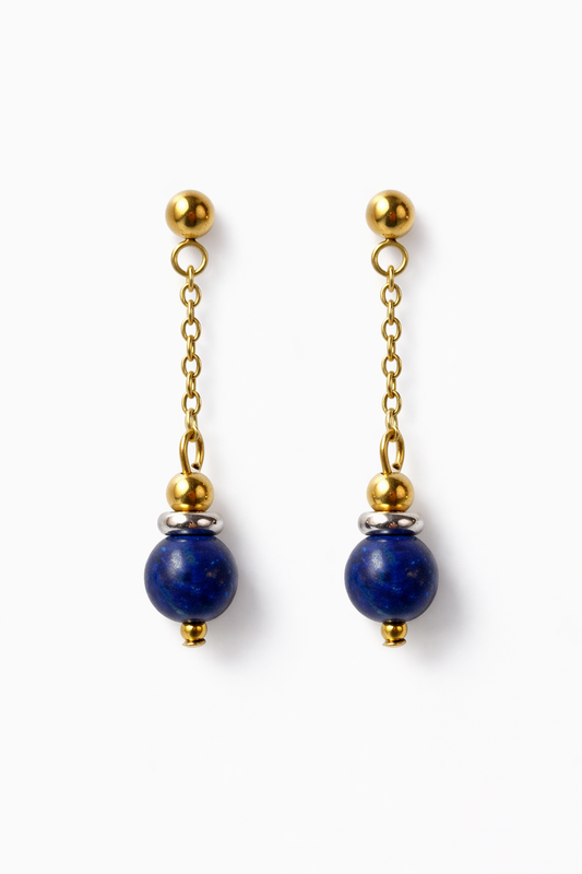 Pendientes Lapiz Lazuli Colgado