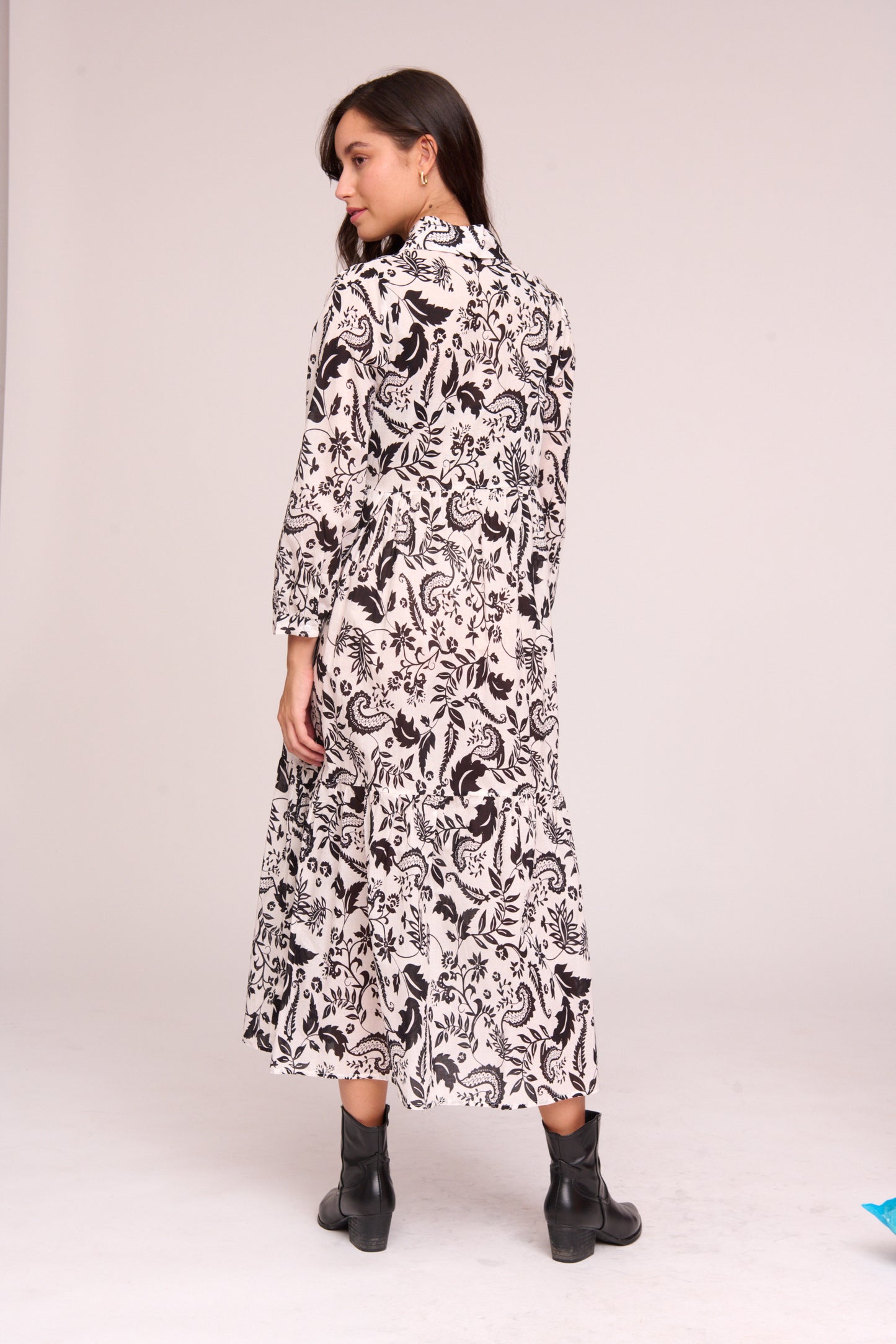 Vestido Camisero Estampado Floral