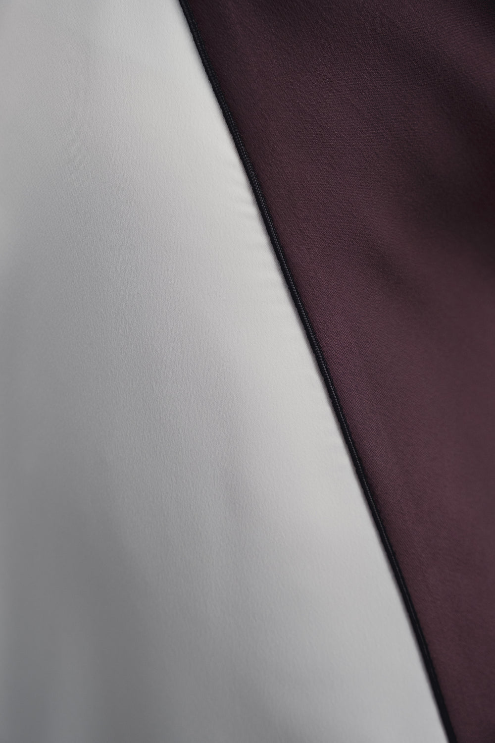 Vestido Satinado Bicolor