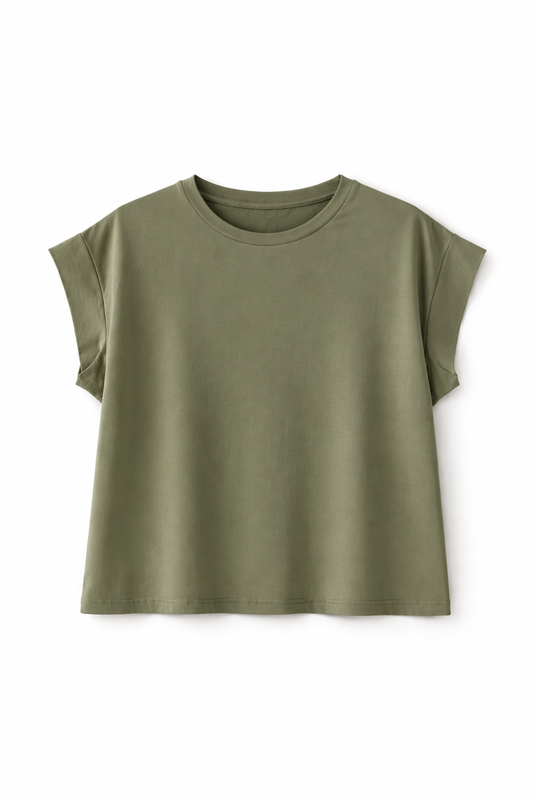 Camiseta Basica Khaki