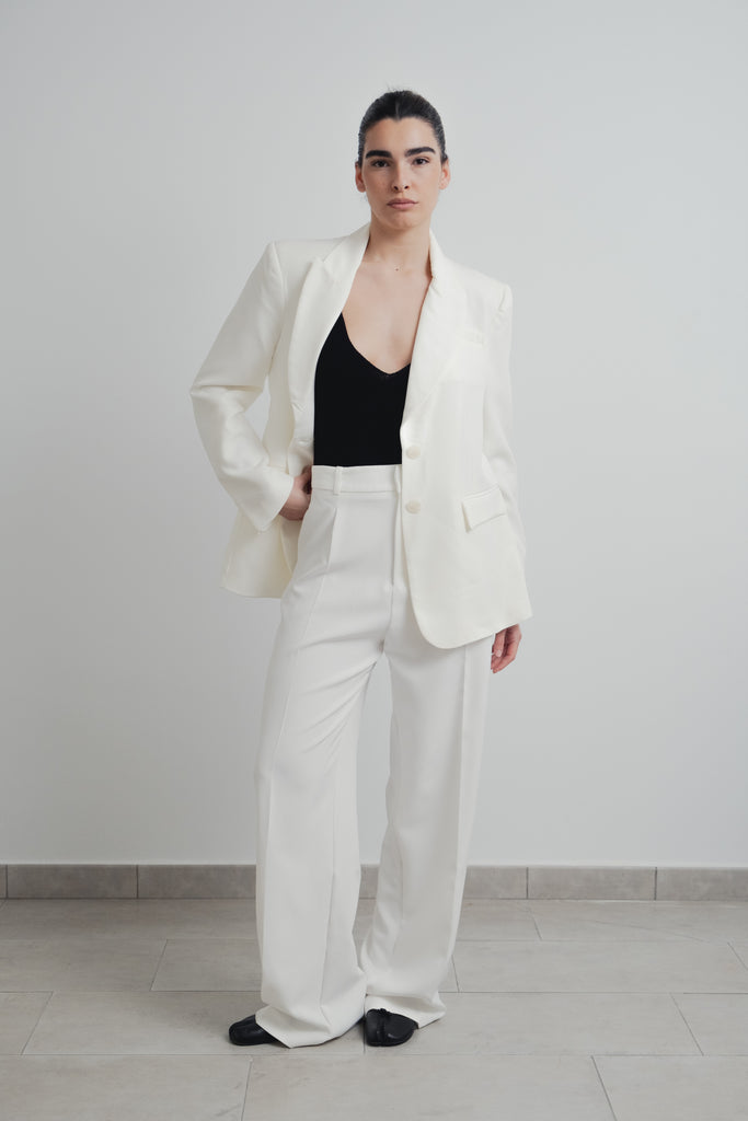 Pantalón Blanco Pinzas