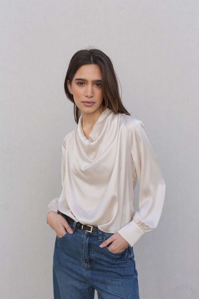 Blusa Satinada Lazada