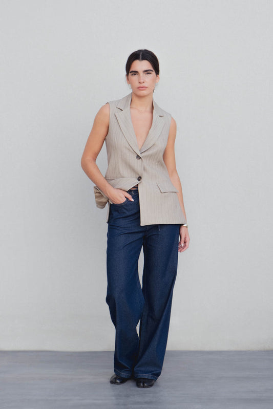 Pantalón Efecto Denim