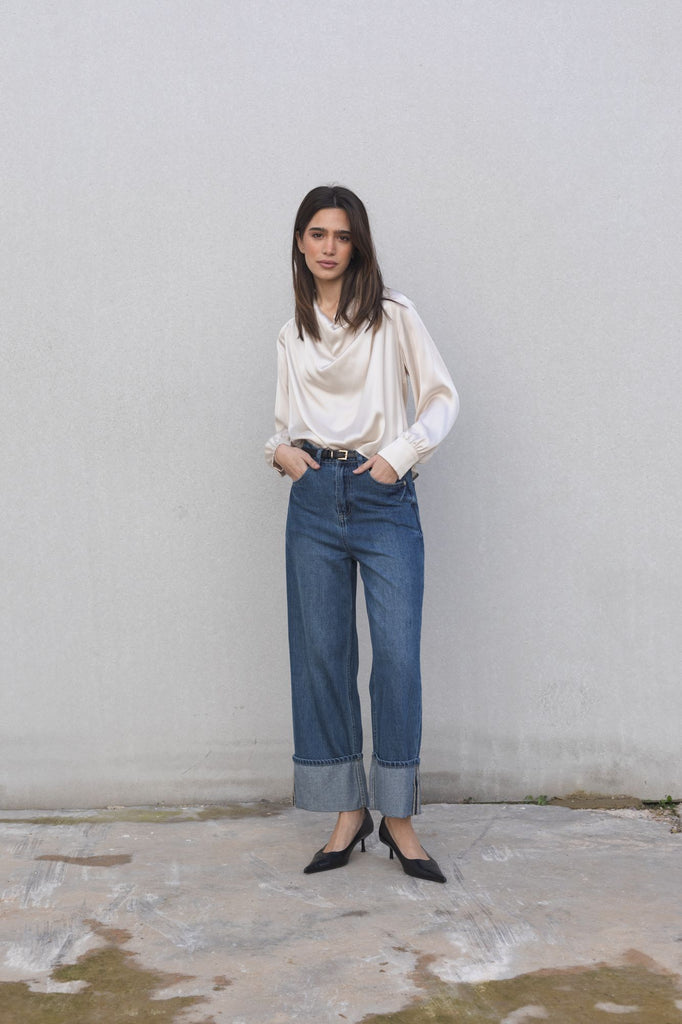 Blusa Satinada Lazada