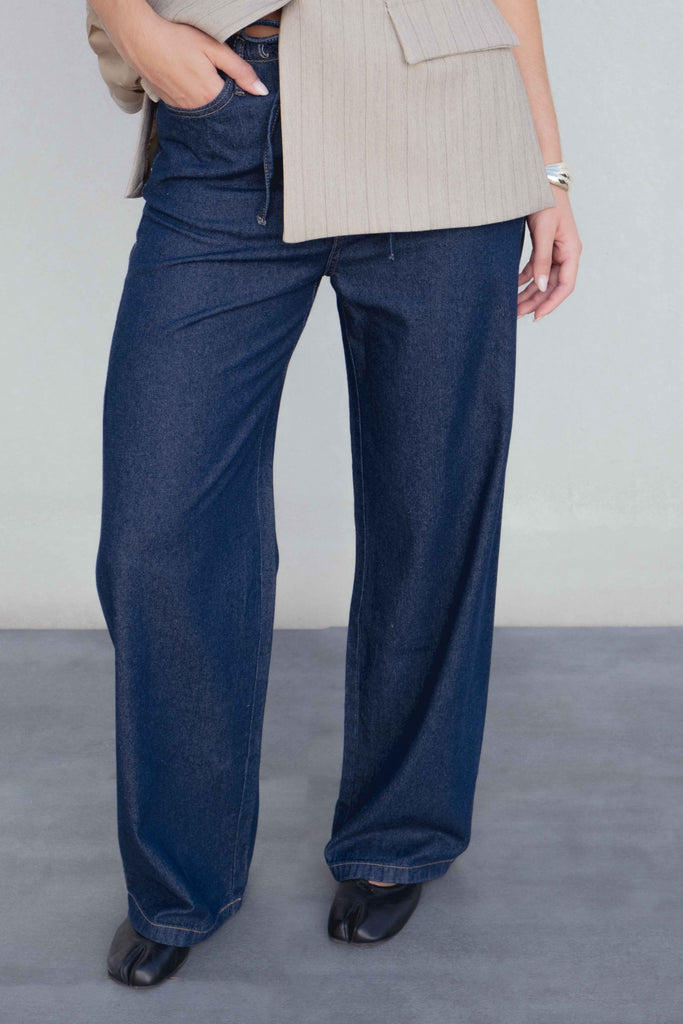 Pantalón Efecto Denim