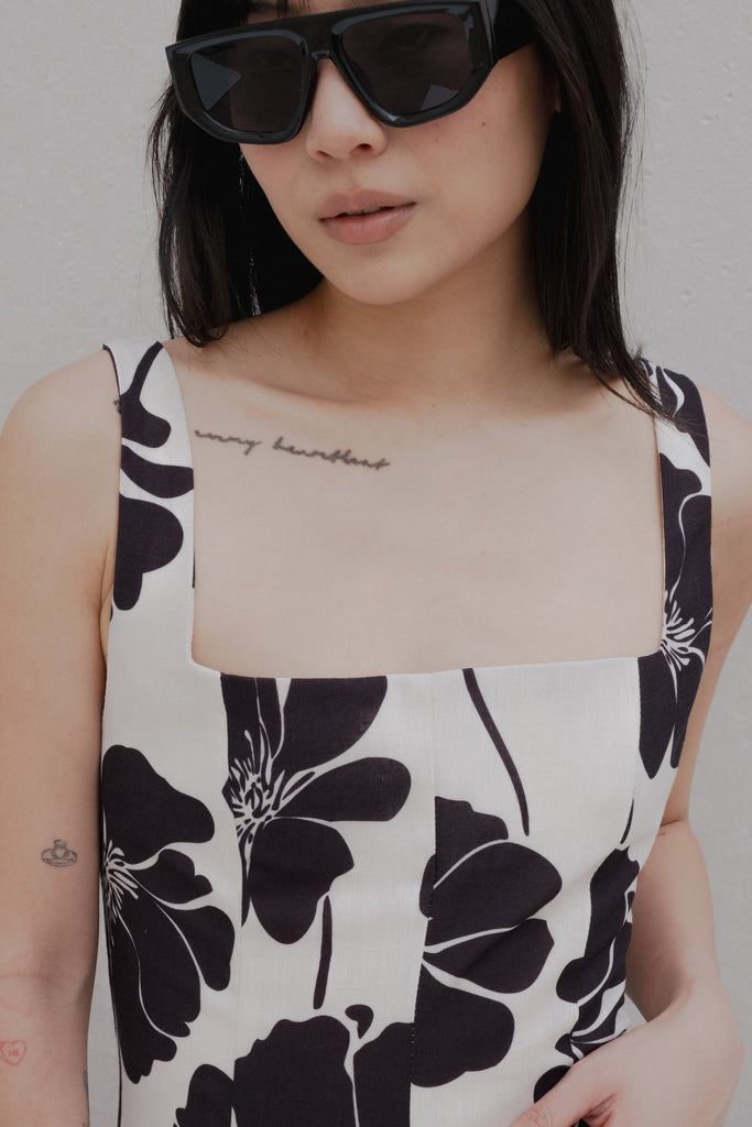 Vestido Midi Estampado