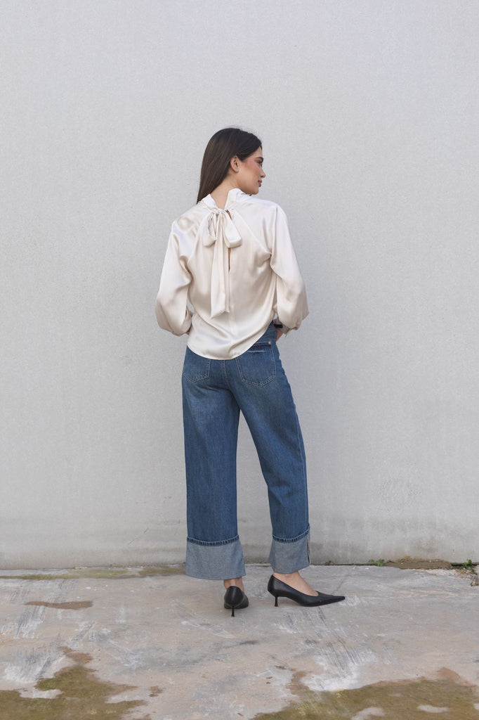 Blusa Satinada Lazada