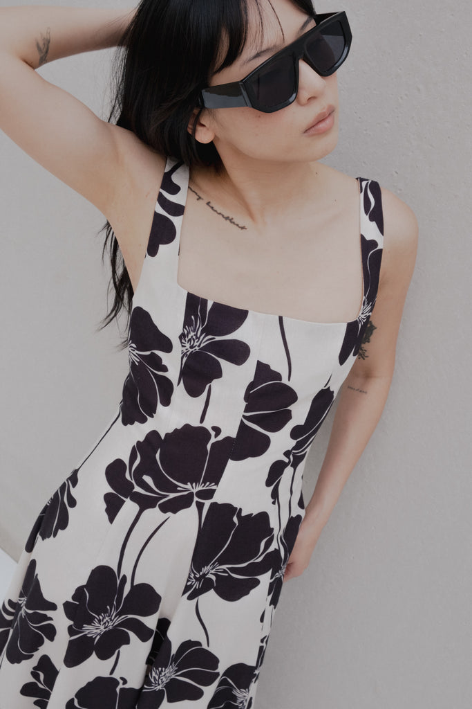 Vestido Midi Estampado