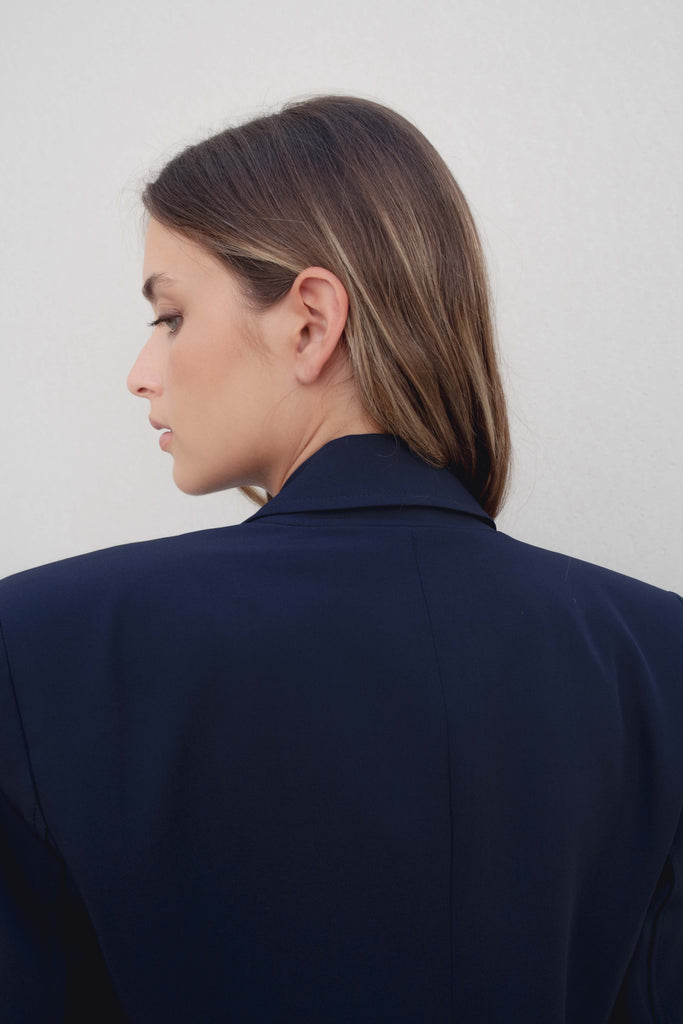 Blazer Cruzado Botones Dorados